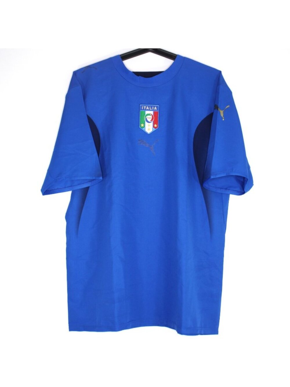 Vintage PUMA Mens Medium Y2K 2006 2007 Italy Home Football Soccer Jersey A1787